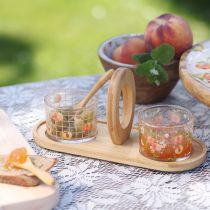 Product Tapas set motif peach table decoration summer 23×9×10.5cm