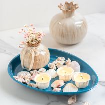 Product Metal table bowl, elegant and functional decoration for living spaces, 28cm