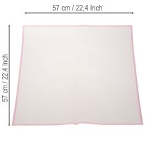 Product Transmatt Pink Wet-Resistant Florist Film 57cm Cut to Size for Bouquets 20pcs