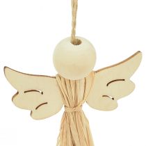 Product Christmas angel Christmas tree decoration angel raffia 11cm 12 pcs