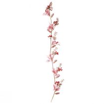Product Christmas Garland Berry Branch with Cones Red Pink 130cm