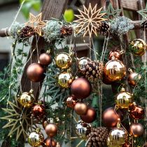 Product Christmas Ball Plastic Gold 6cm 12 pcs