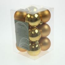 Product Christmas Ball Plastic Gold 6cm 12 pcs