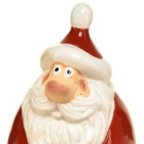 Product Santa Claus figure in red 13 cm – Ideal Christmas decoration for a festive atmosphere – 2 pieces
