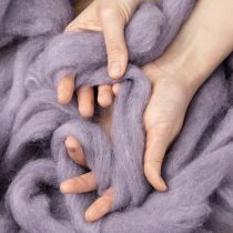 Product Wool cord, light purple wool ribbon, 10m decorative wool for floristry &amp; crafts