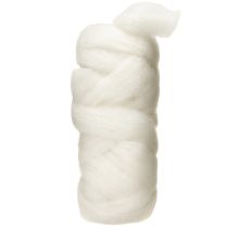 Product Wool roving 10m white