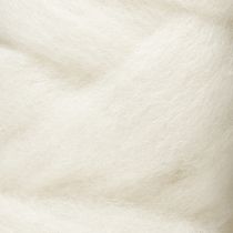 Product Wool roving 10m white
