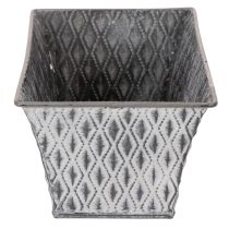 Product Zinc bowl with diamond pattern 22cm×12cm