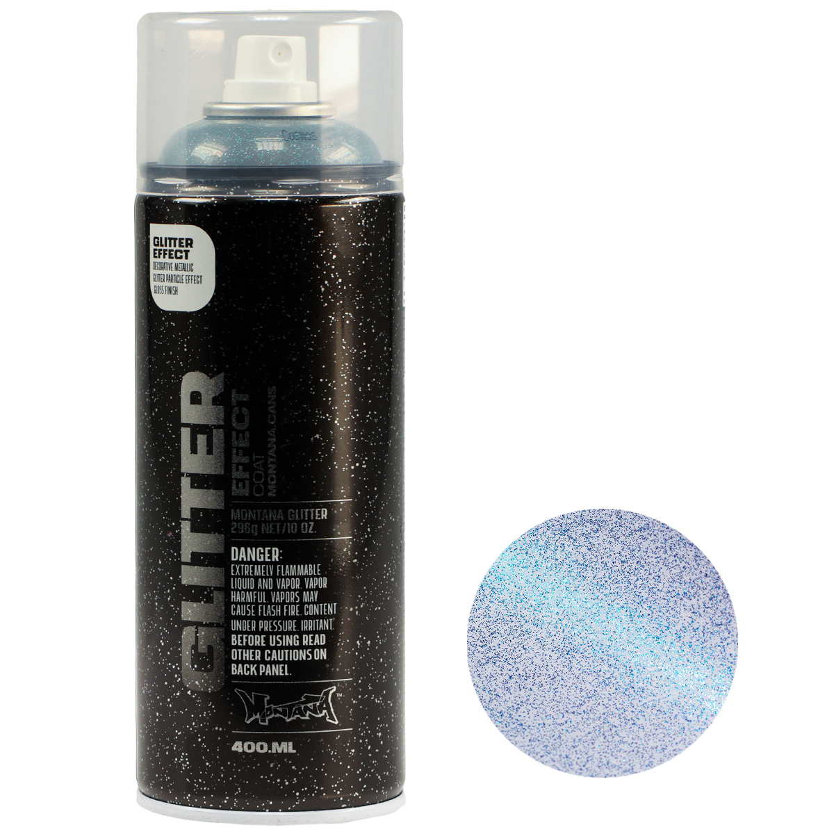Floristik24.ie Glitter Spray Montana Effect Spray Paint Blue Cosmos