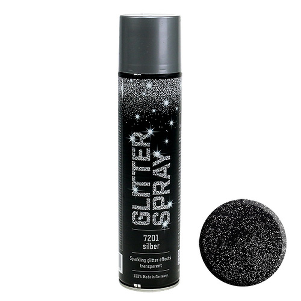 Floristik24.ie Glitter spray silver 400ml7201