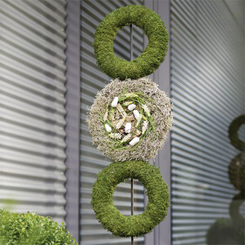 Floral foam ring wreath H4cm Ø30cm 4pcs