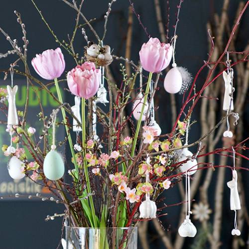 Product Tulip white-pink 86cm 3pcs