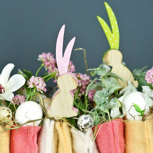 Product Dekofigur rabbit long ear 15cm 6pcs