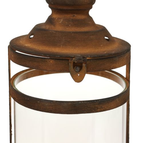 Floristik24 Deco Lantern Lantern Rust Look Metal Deco Ø15cm H46cm