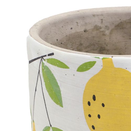 Floristik24 Planter ceramic lemon decorative flower pot summer H17cm