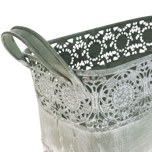 Floristik24 Decorative bowl metal flower bowl handle 25.5/30/35.5cm set of 3