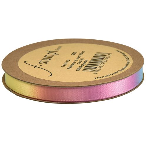 Floristik24 Gift ribbon rainbow ribbon colorful pastel 10mm 20m
