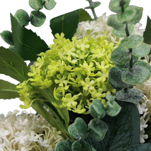 Product Artificial flower bouquet, snowball, eucalyptus, decoration, 45cm