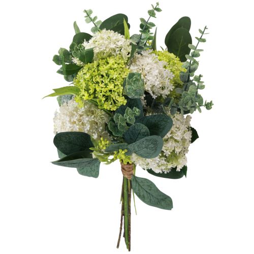 Product Artificial flower bouquet, snowball, eucalyptus, decoration, 45cm