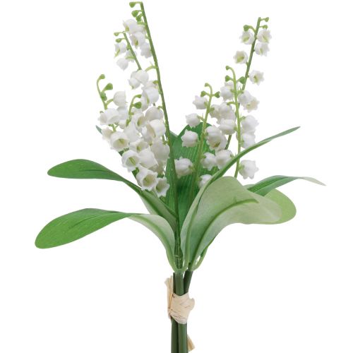 Product Decorative lily of the valley artificial flowers white spring 31cm 3pcs