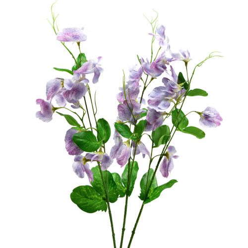 Floristik24 Artificial Flowers Purple Vetch Vicia Garden Flowers 61cm 3pcs