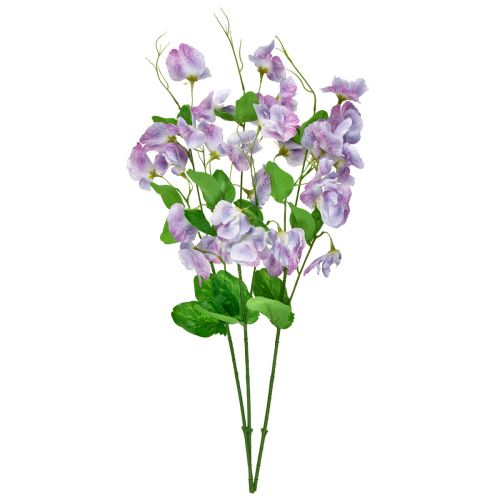 Floristik24 Artificial Flowers Purple Vetch Vicia Garden Flowers 61cm 3pcs