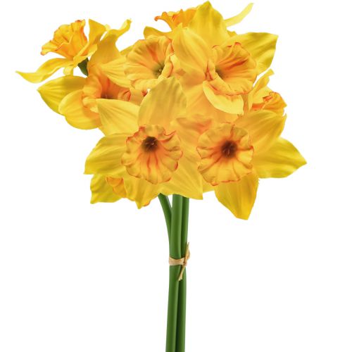 Floristik24 Daffodil decoration artificial flowers yellow daffodils 38cm 3pcs