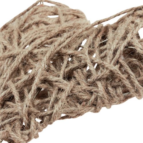 Floristik24 Decorative heart metal natural covered spring decoration 20×22cm