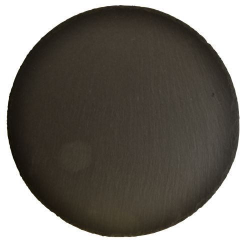 Natural Slate Plate Round Stone Tray Black Ø15cm 6 pcs