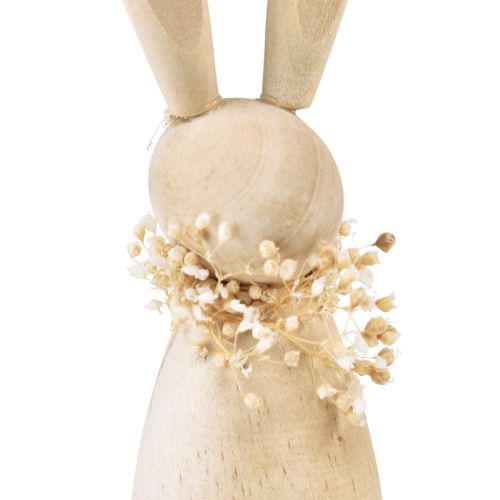 Floristik24 Wooden bunnies decoration Easter bunnies wood natural 5×4×15.5cm 3pcs