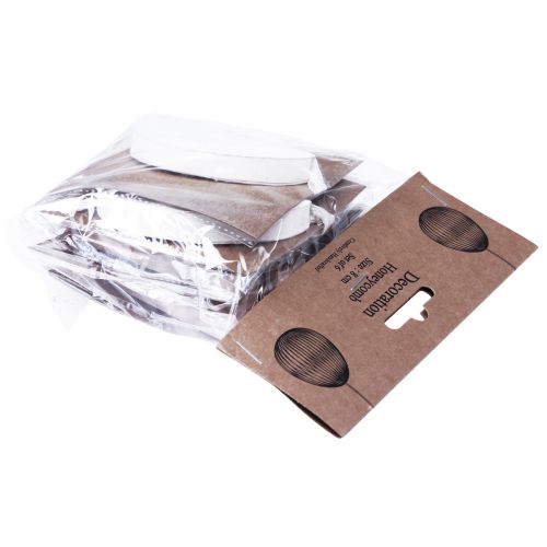 Product Easter Eggs for Hanging Honeycomb Eggs White Orange 8cm 6 Pcs