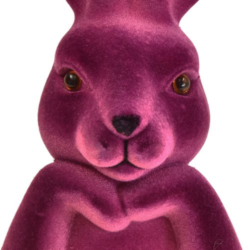 Product Thinking Rabbit Flocked Rabbit Bust Easter 16.5×13×27cm