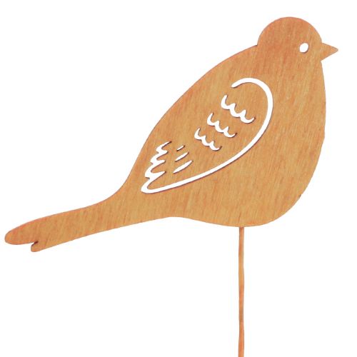 Product Spring decoration flower plug wooden bird decoration 28cm 18 pcs
