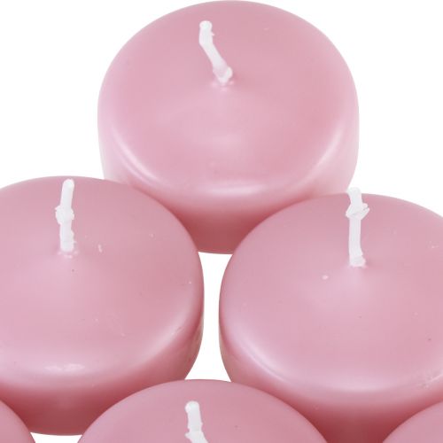 Floristik24 Floating Candles Floating Candles Pink Ø4.5cm H3cm 8 pcs