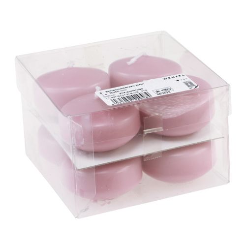Product Floating candles floating candles pink Ø4.5cm H3cm 8pcs