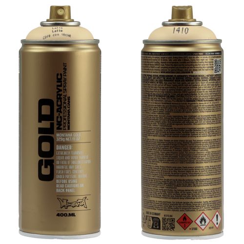 Product Spray paint, lacquer spray, beige Montana Gold Latte Matt, 400ml
