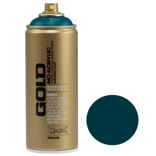 Product Spray Paint Paint Spray Petrol Montana Gold Blue Matt 400ml