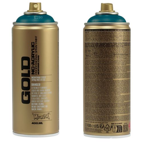 Product Spray Paint Paint Spray Petrol Montana Gold Blue Matt 400ml