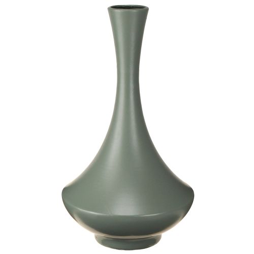 Vase with elegant curved shape, modern interior decoration, 33cm
