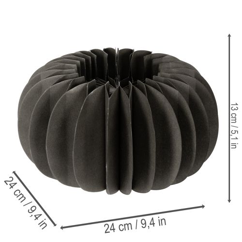 Honeycomb paper pumpkin paper decorating ring 24cm 4pcs | Floristik24.ie