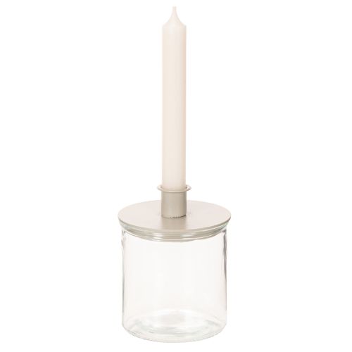 Glass cylinder vase, transparent, versatile, 10cm, 3 pieces | Floristik24.ie