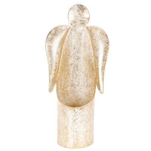 Candle holder angel figurine