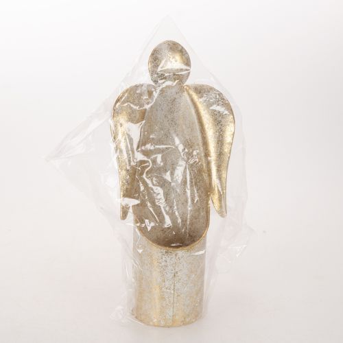 Candle holder angel figurine