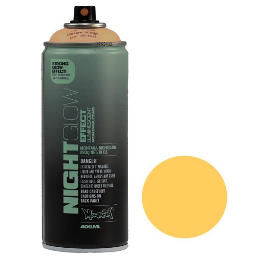 Floristik24 Fluorescent paint spray can Nightglow Orange 400ml