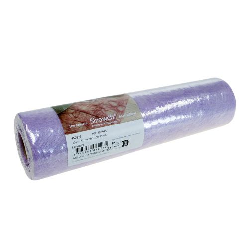 Product Deco fleece table runner Sizoweb light purple 30cm 25m