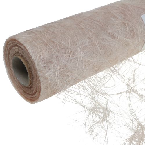 Deco fleece table runner Sizoweb beige 30cm 25m