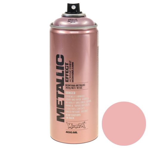 Floristik24 Paint spray effect spray metallic paint rosé spray can 400ml