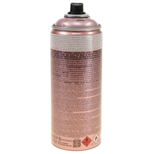 Product Paint spray effect spray metallic paint rosé spray can 400ml