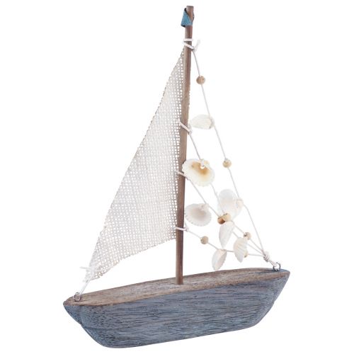 Floristik24 Sailboat decoration sailing ship wood vintage 18×3.5×24cm