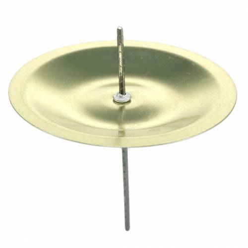 Product Candlestick with thorn gold Ø5cm 36p